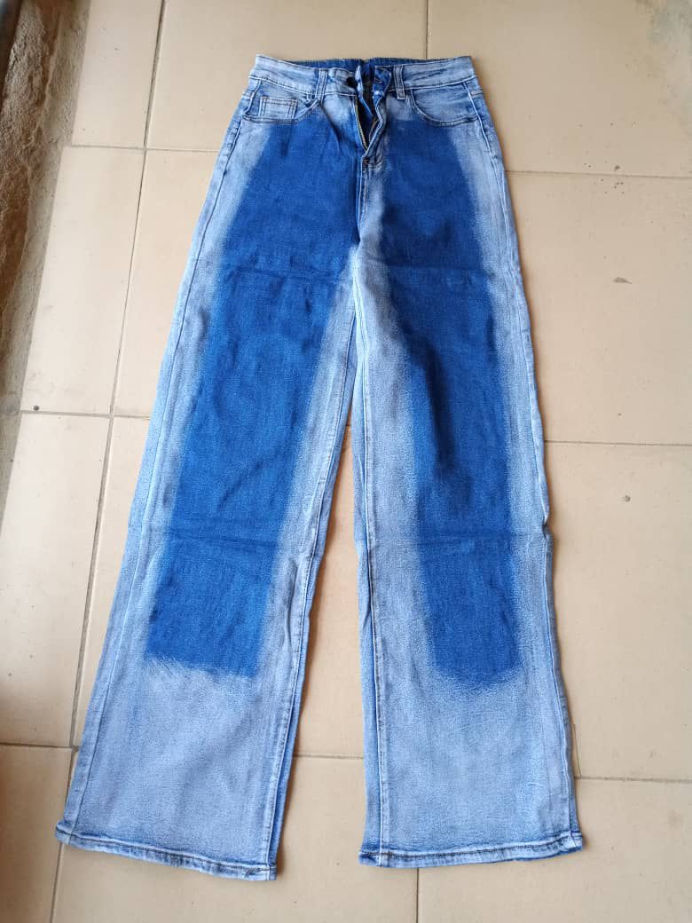 Blue two tone Jean