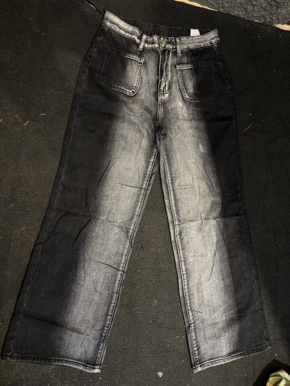 Black nd white jean